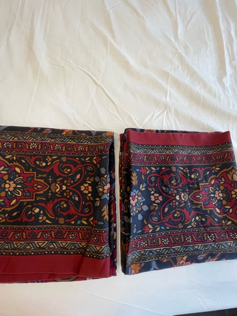 Vintage Ralph Lauren Brentwood Jewel Egyptian Cotton King Pillowcase Set of 2 - Picture 9 of 13